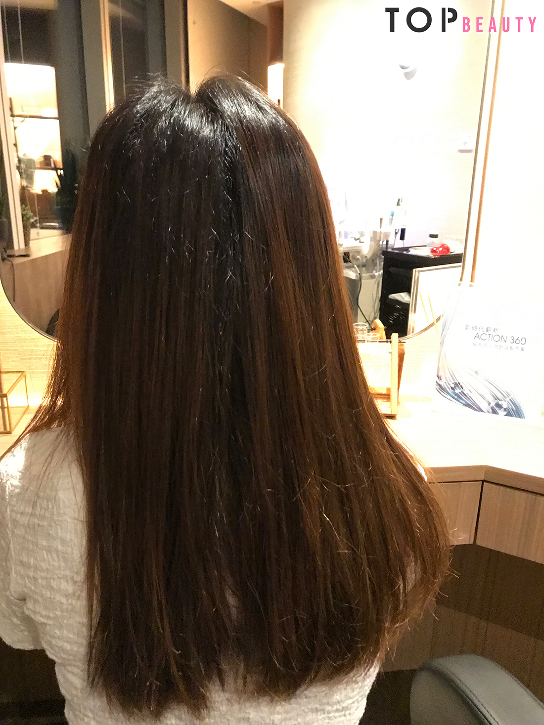 頭髮馬上變得蓬鬆