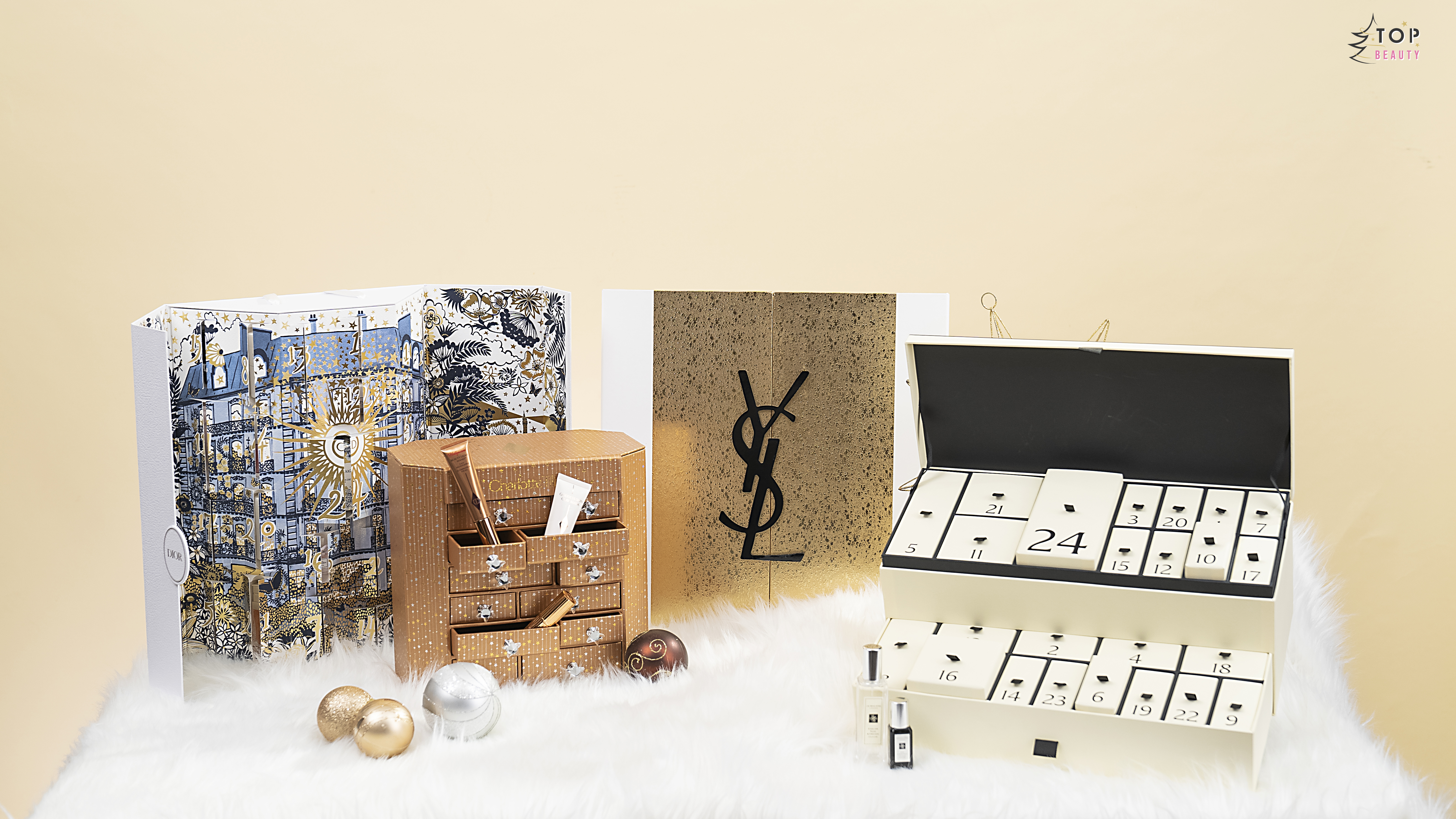 Jo Malone London、Dior、YSL BEAUTÉ以及Charlotte Tilbury聖誕月曆一直都深受女生喜愛。