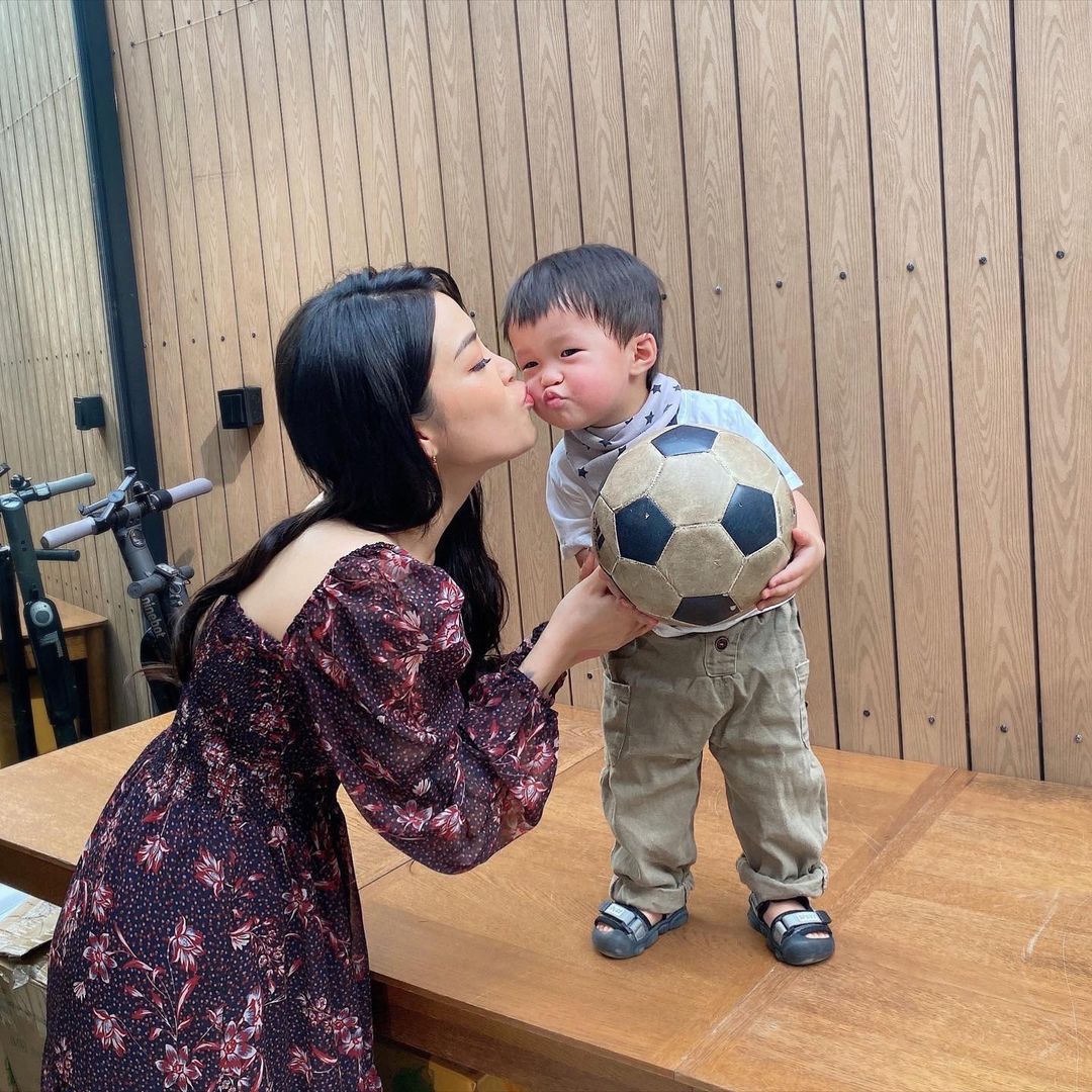 安希婷經常在IG發佈與Jayden的生活照