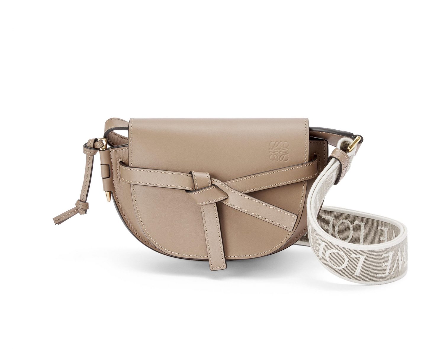 Loewe 柔軟小牛皮緹花迷你 Gate 雙層包 HK$ 14,400