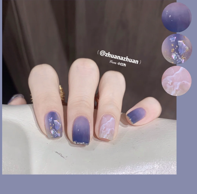 長春花藍X漸變星鑽