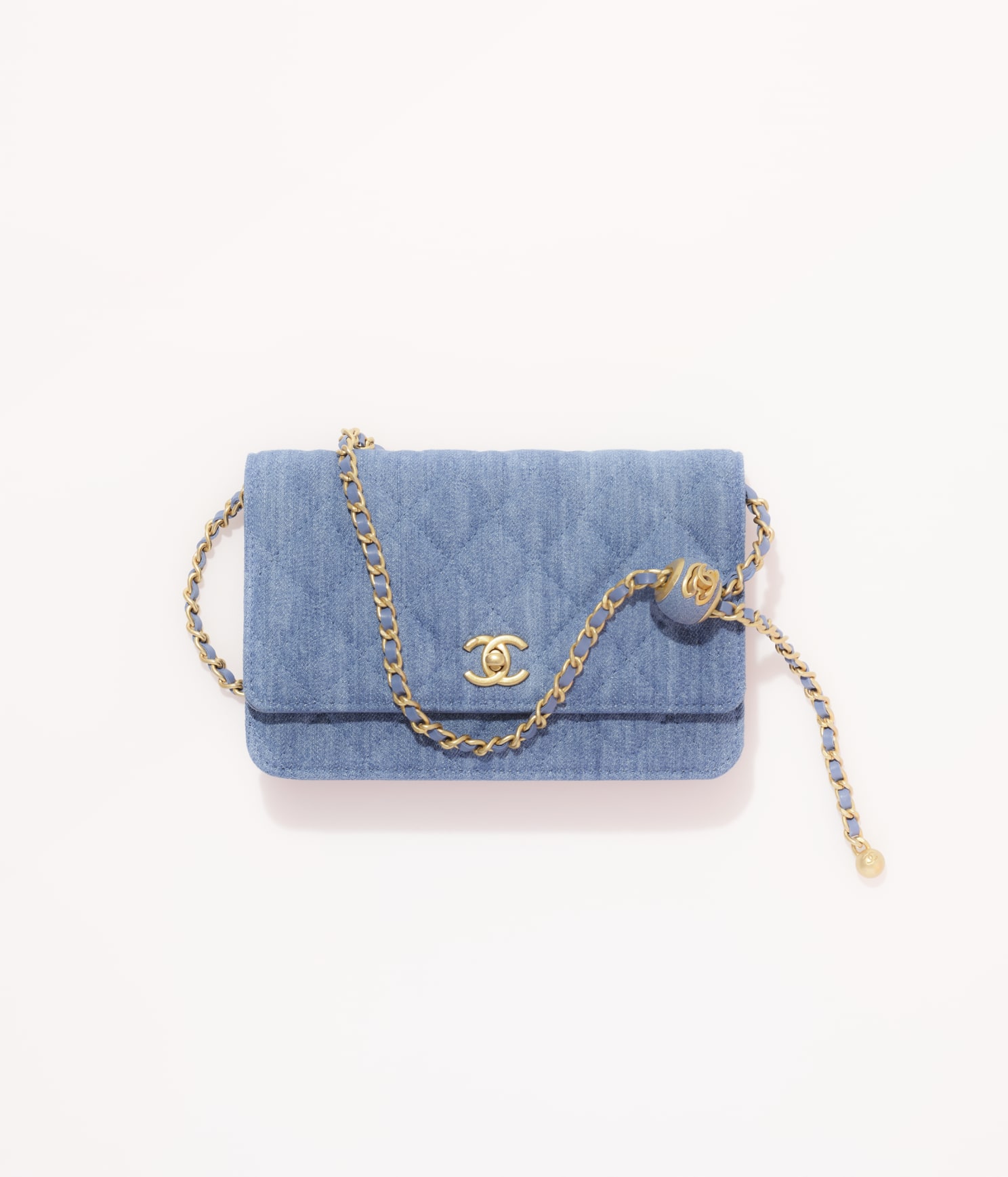 牛仔布鏈條銀包 $25,800
