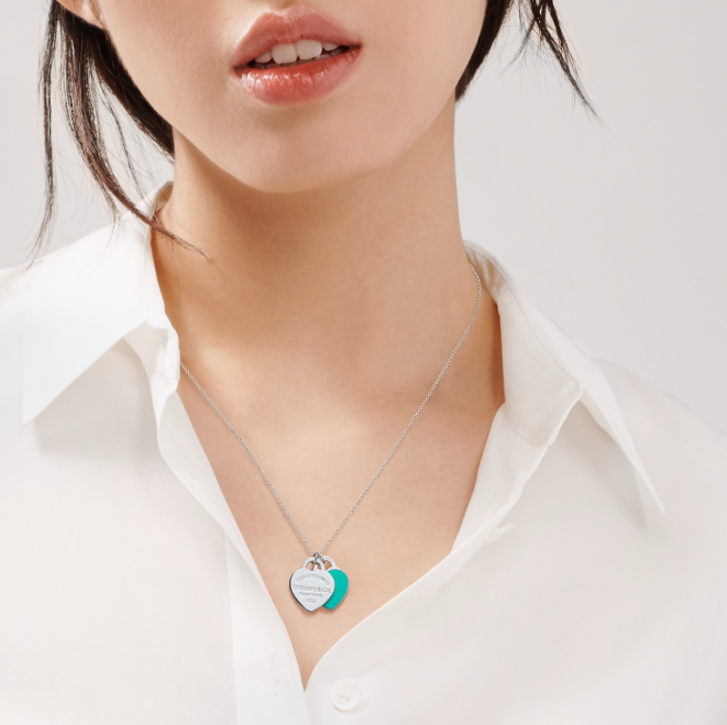 Return to Tiffany™ 純銀琺瑯頸鏈 $2,900