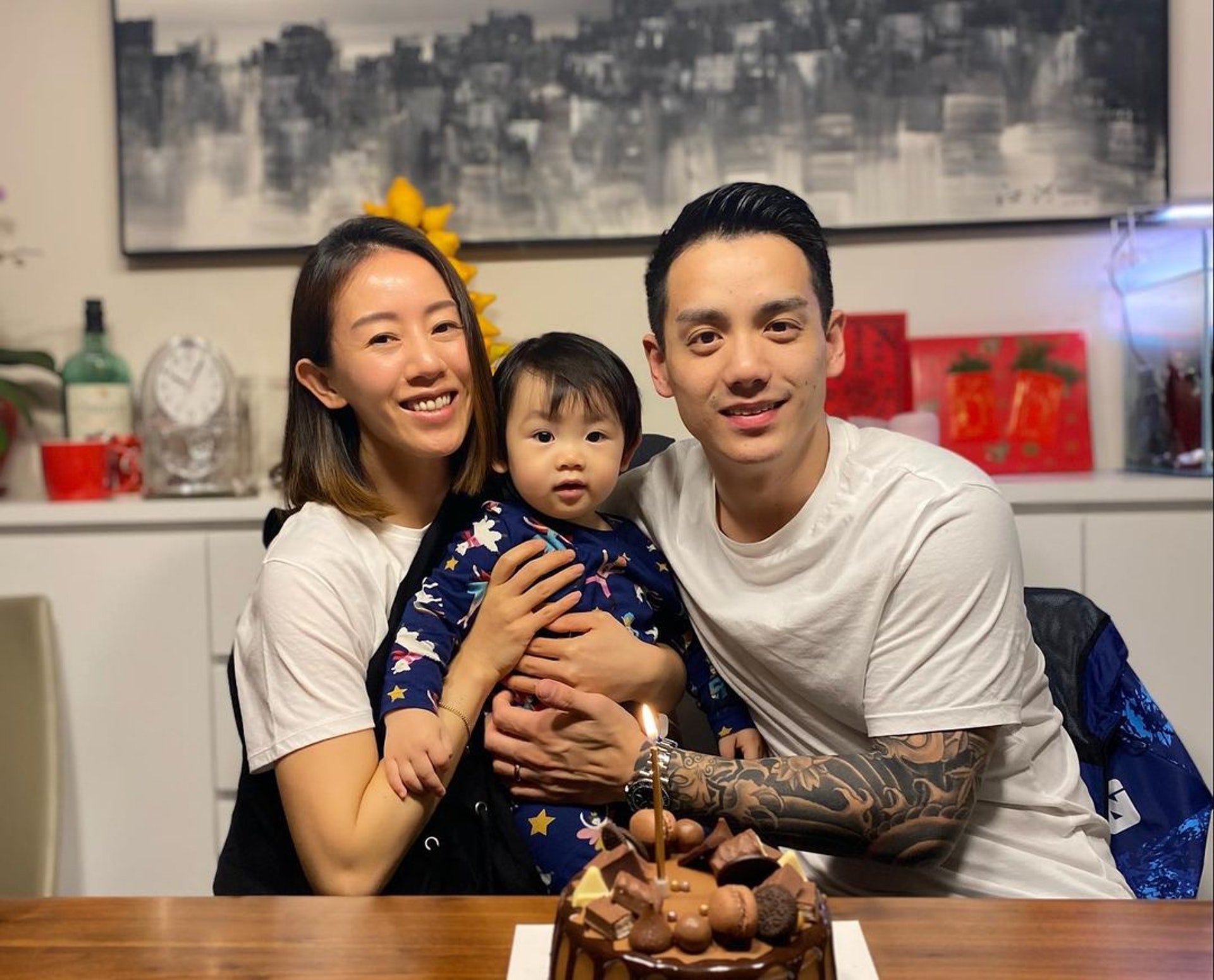 梁靖琪嫁給現任老公Jon之後一直都好幸福。