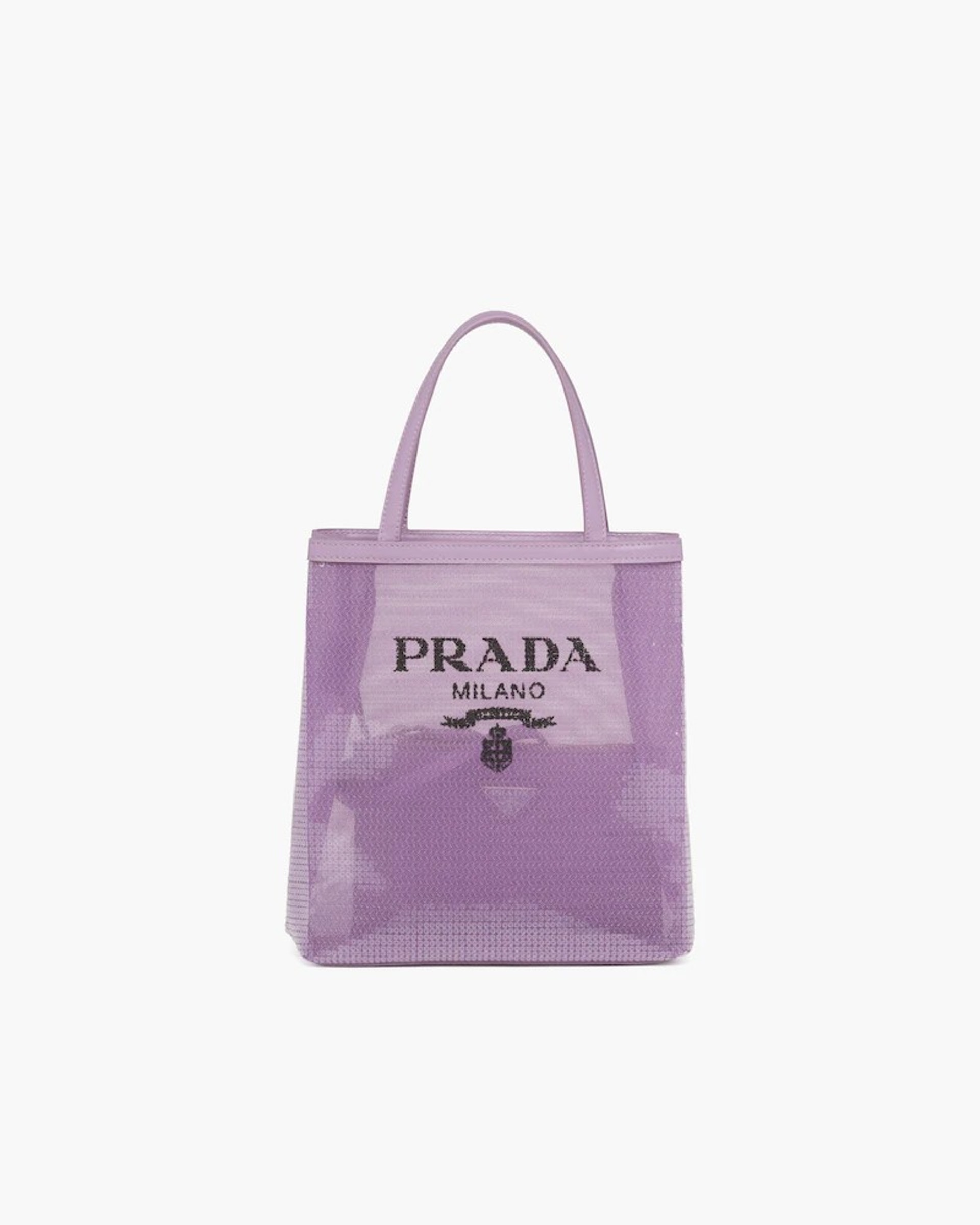 PRADA Small sequined mesh tote bag HK$17,200