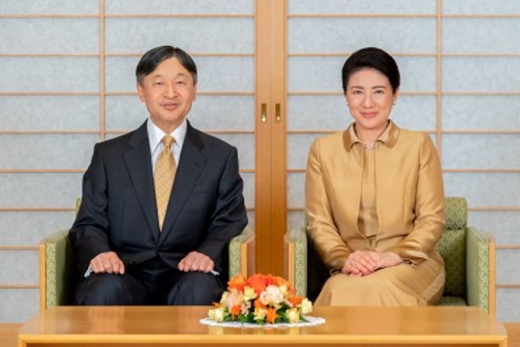 日本德仁天皇與雅子皇后。