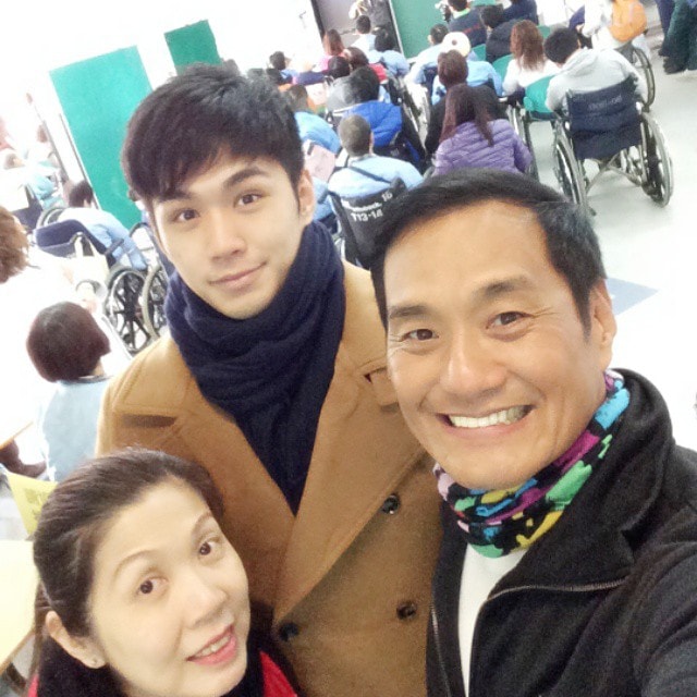 王俊棠與現任妻子所生的細仔被讚高顏值。