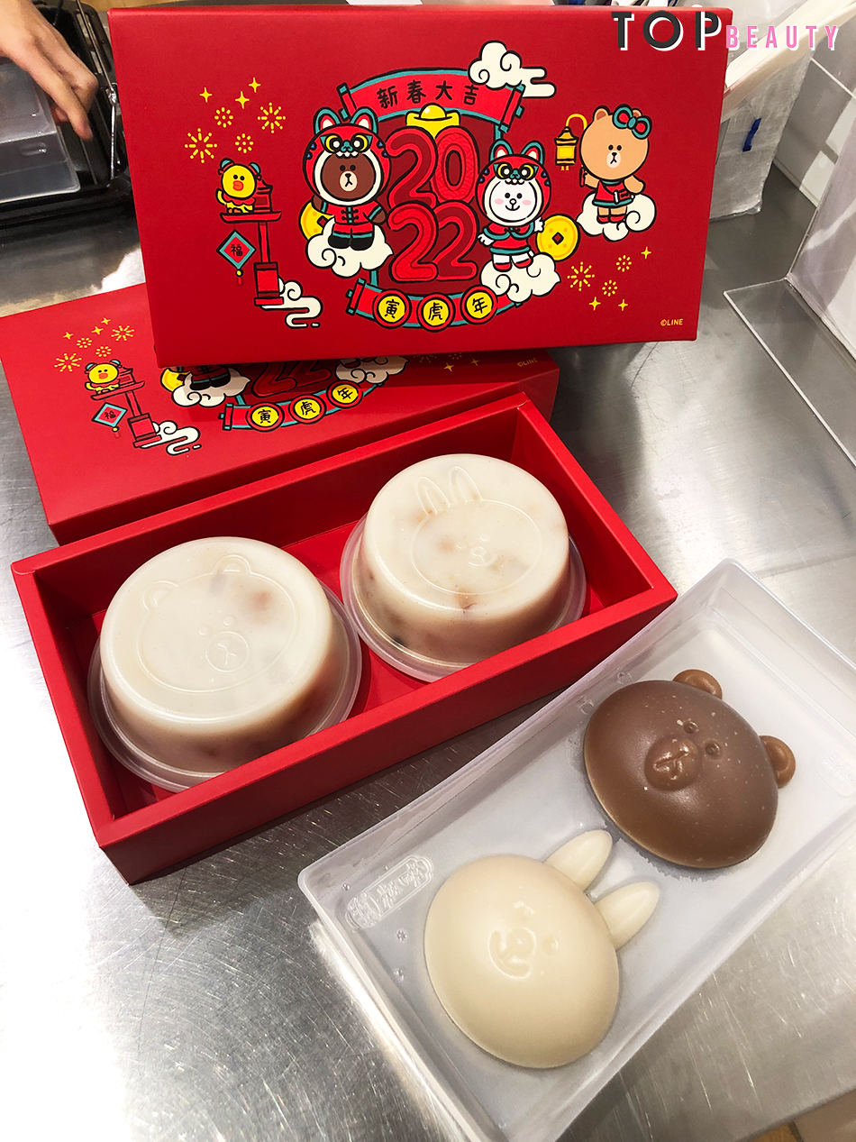製作出BROWN及CONY的造型糕點!