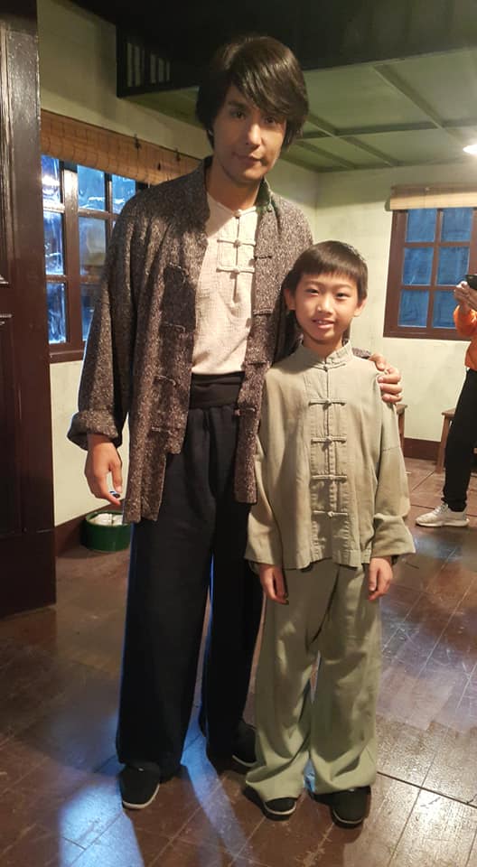 14歲童星張傲程扮演童年版陳展鵬