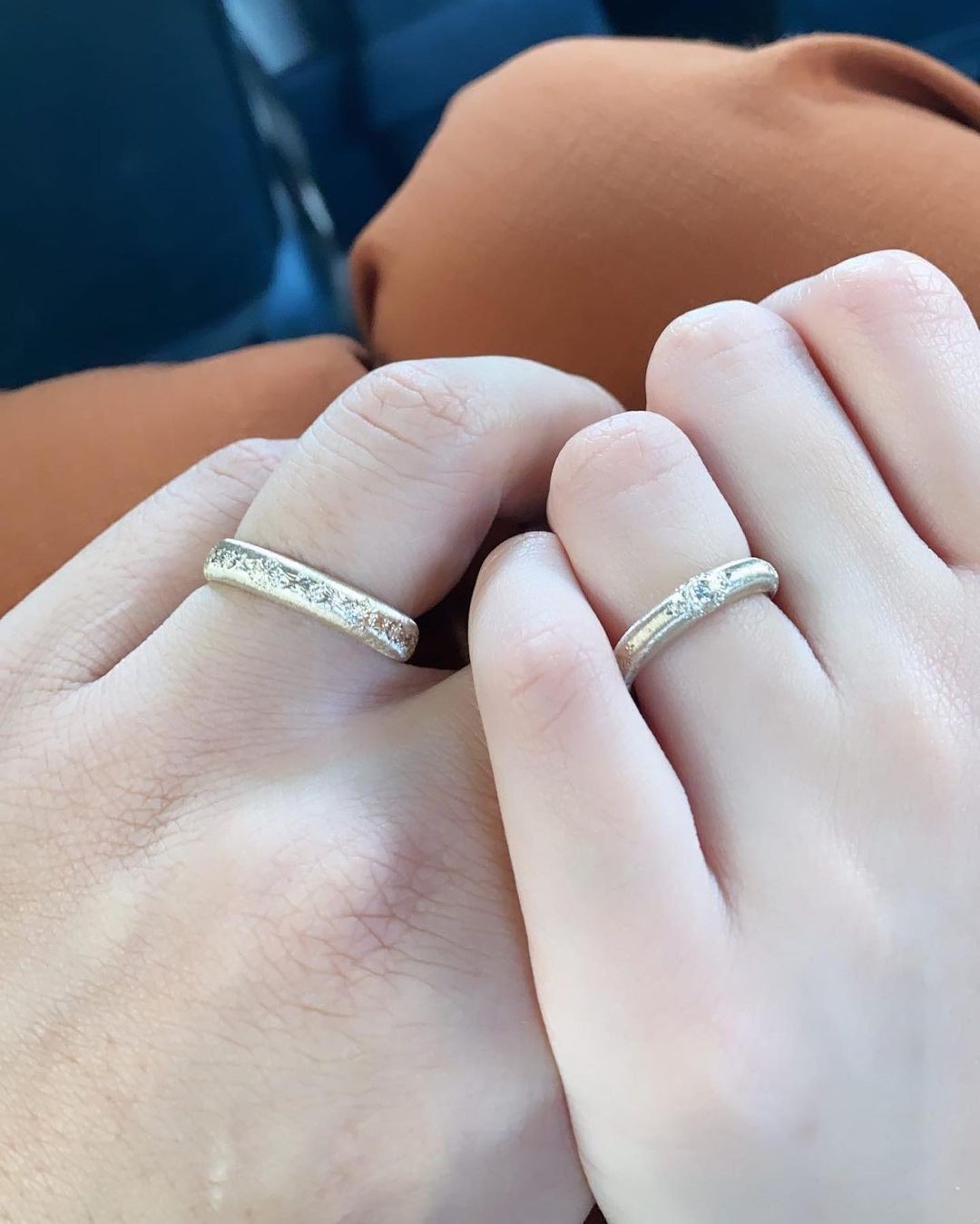 Ash鍾卓穎與前夫阿龍的婚戒。