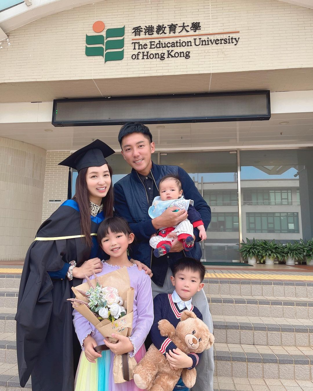 麥雅緻(Angie)與張頴康2012年結婚後育有三個子女