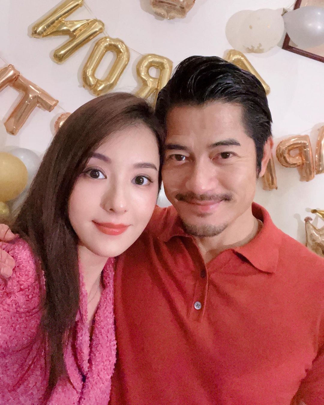 郭富城、方媛好恩愛呀!