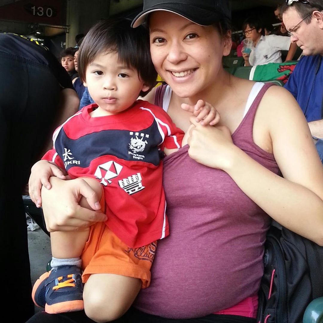 梁芷珮擁有幸福的一家五口生活,真的是得來不易呢