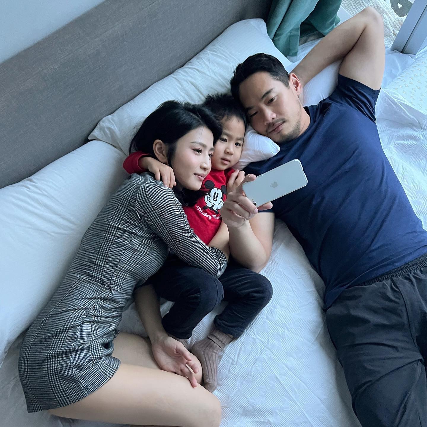 結婚已近4年，林芊妤大讚翟志榮是好丈夫，十分照顧兒子與家庭。