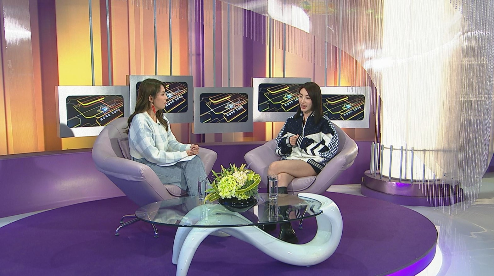 林夏薇接受TVB《Star Talk》的訪問