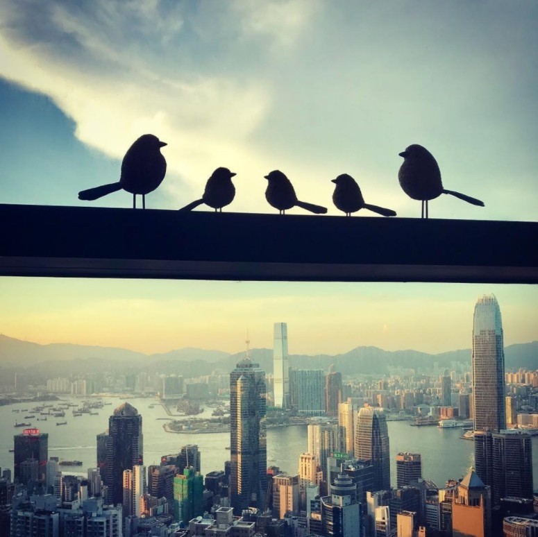 有落地玻璃窗,且對正中環中心商業地帶。