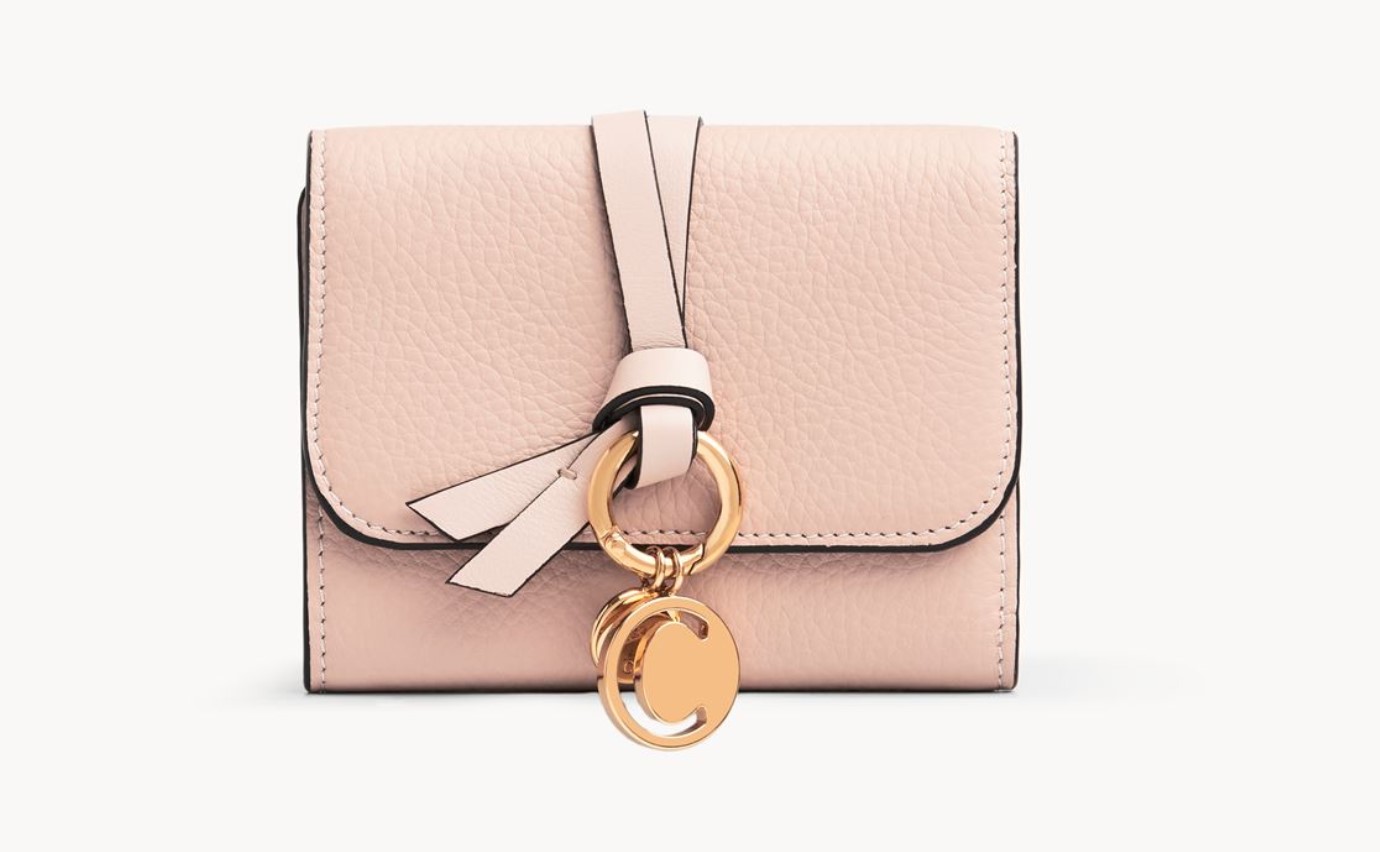Chloé ALPHABET SMALL TRI-FOLD銀包 $3,700
