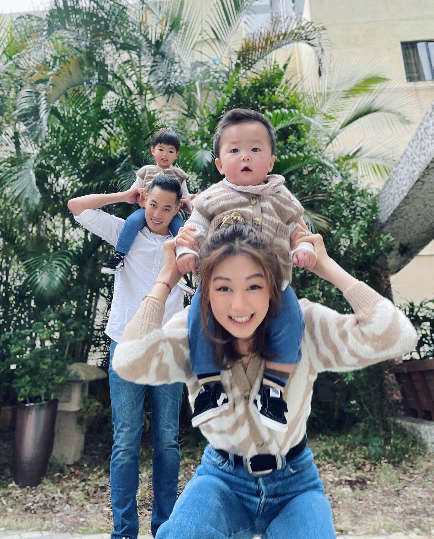 岑麗香自誕下大仔Jacob,便減產工作。