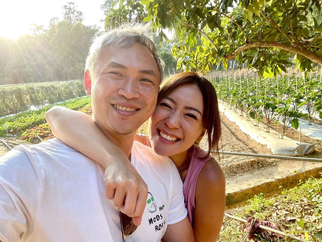 梁芷珮(Christy)與老公合照