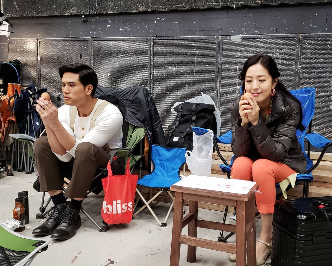 唐詩詠表示在拍劇期間伍允龍一直好照顧自己,所以接載對方回家只是「還人情」。