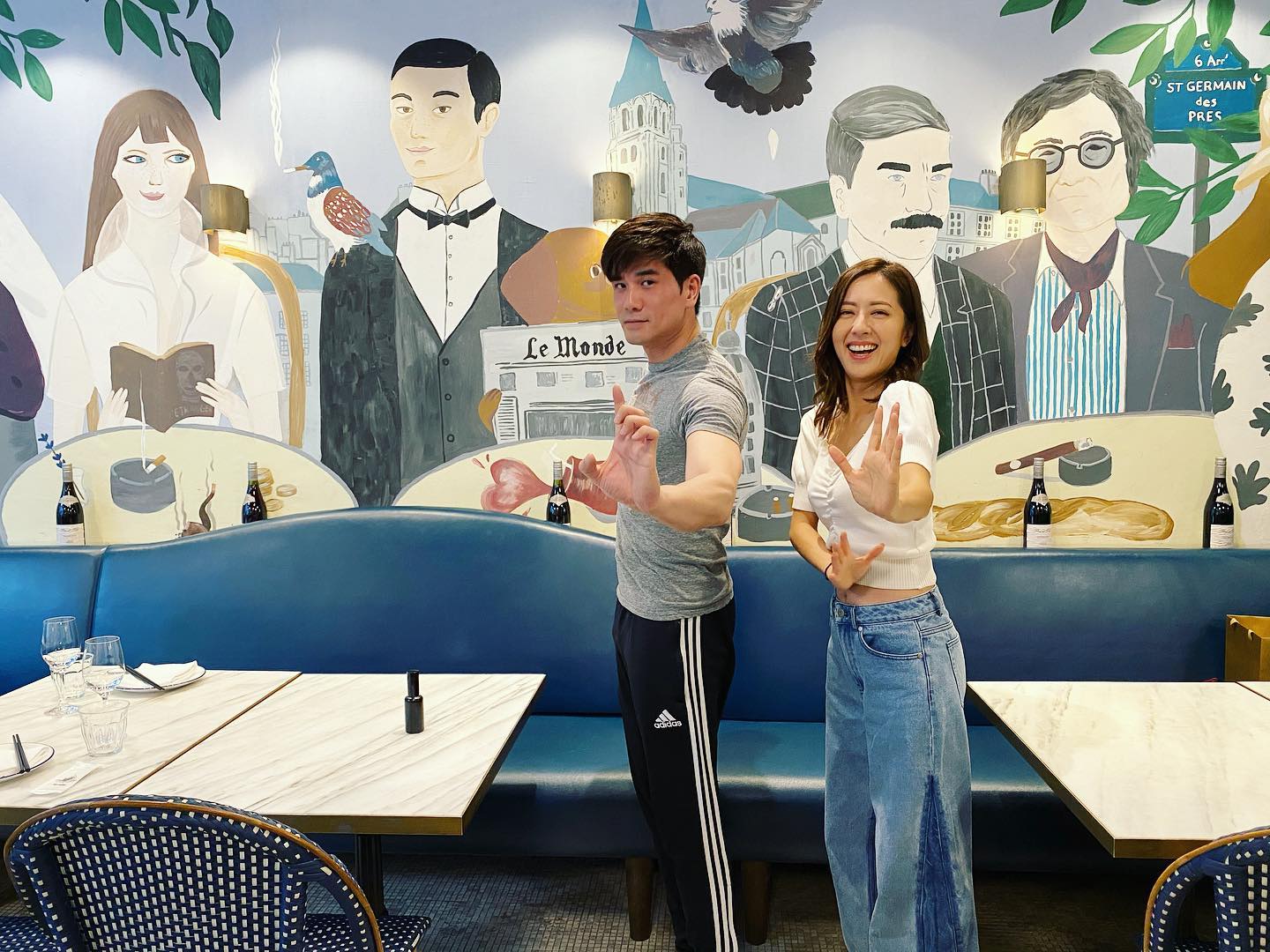 唐詩詠澄清只是載伍允龍去搭車,並叫大家不要小題大做。