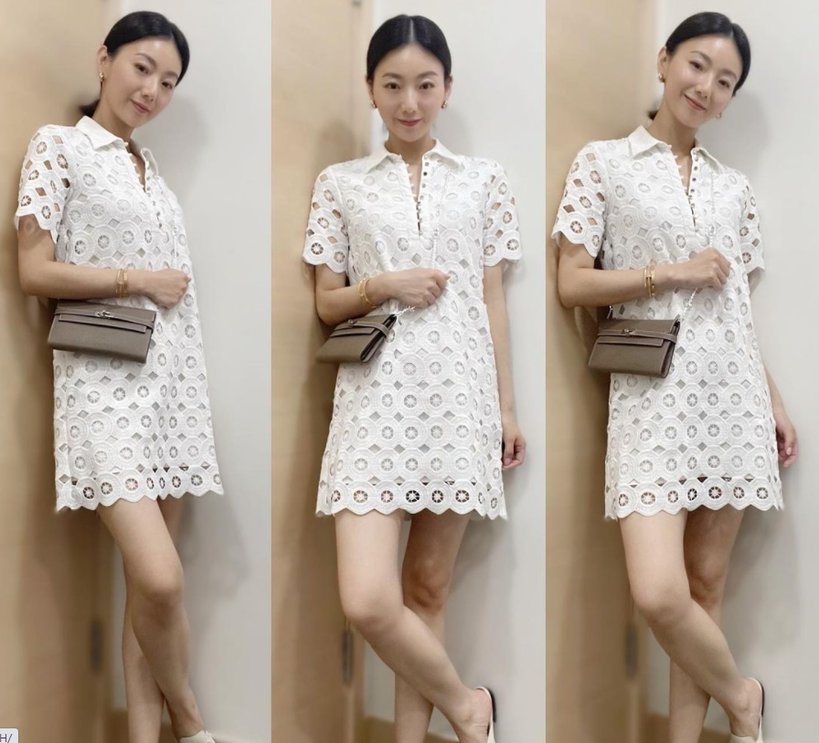 周嘉儀大象灰色的Kelly to go 