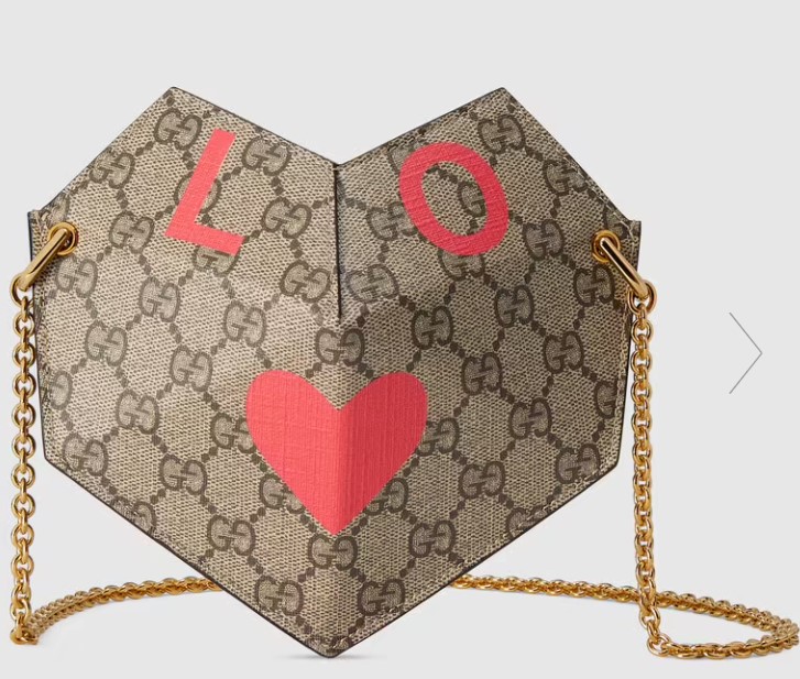 GUCCI情人節小型心形手袋$9,900