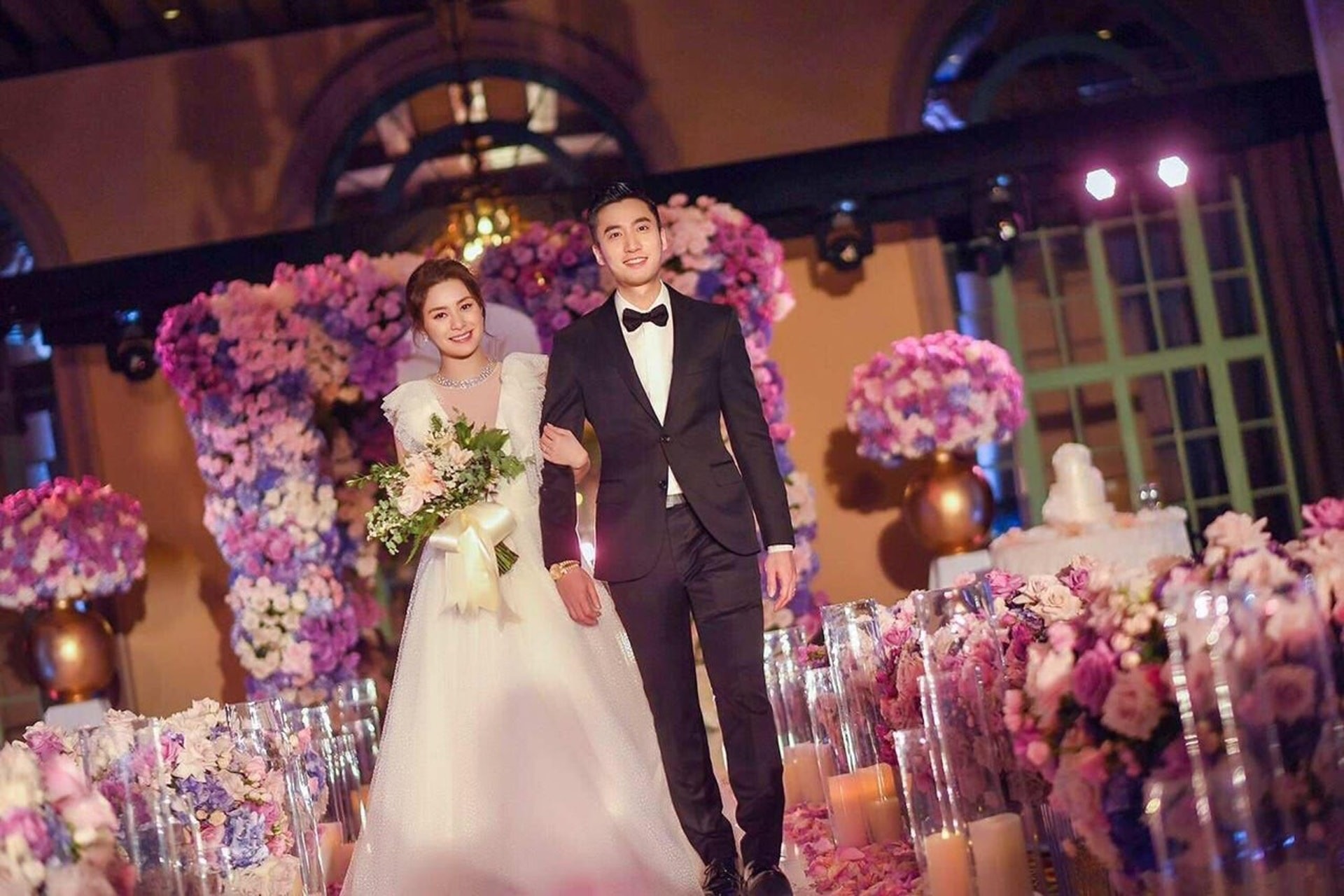 阿嬌鍾欣潼與賴弘國在美國搞婚禮。