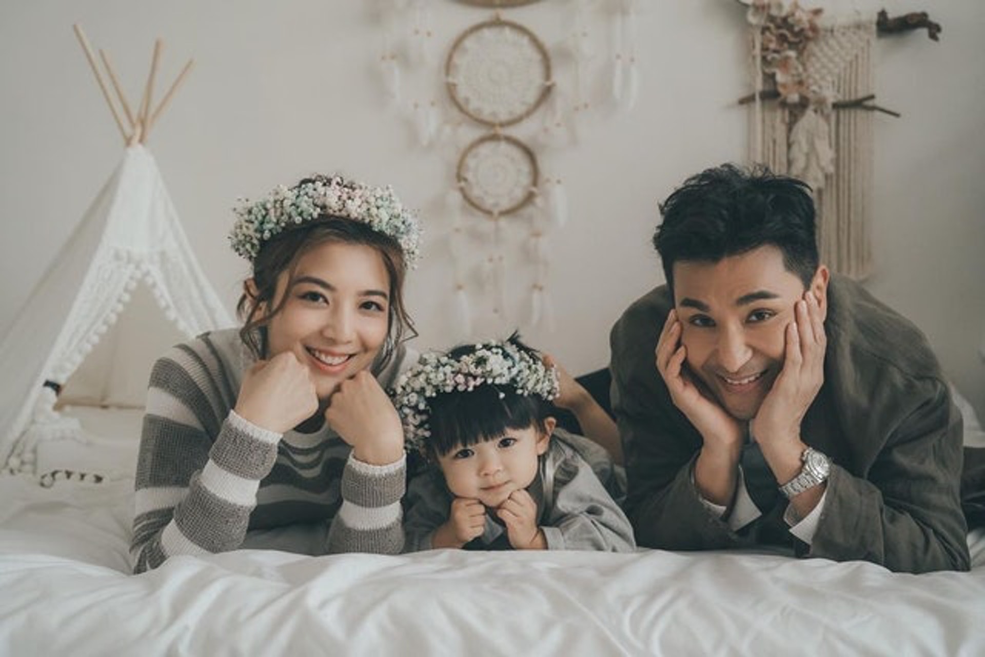 陳展鵬感激單文柔讓他安心出外工作。