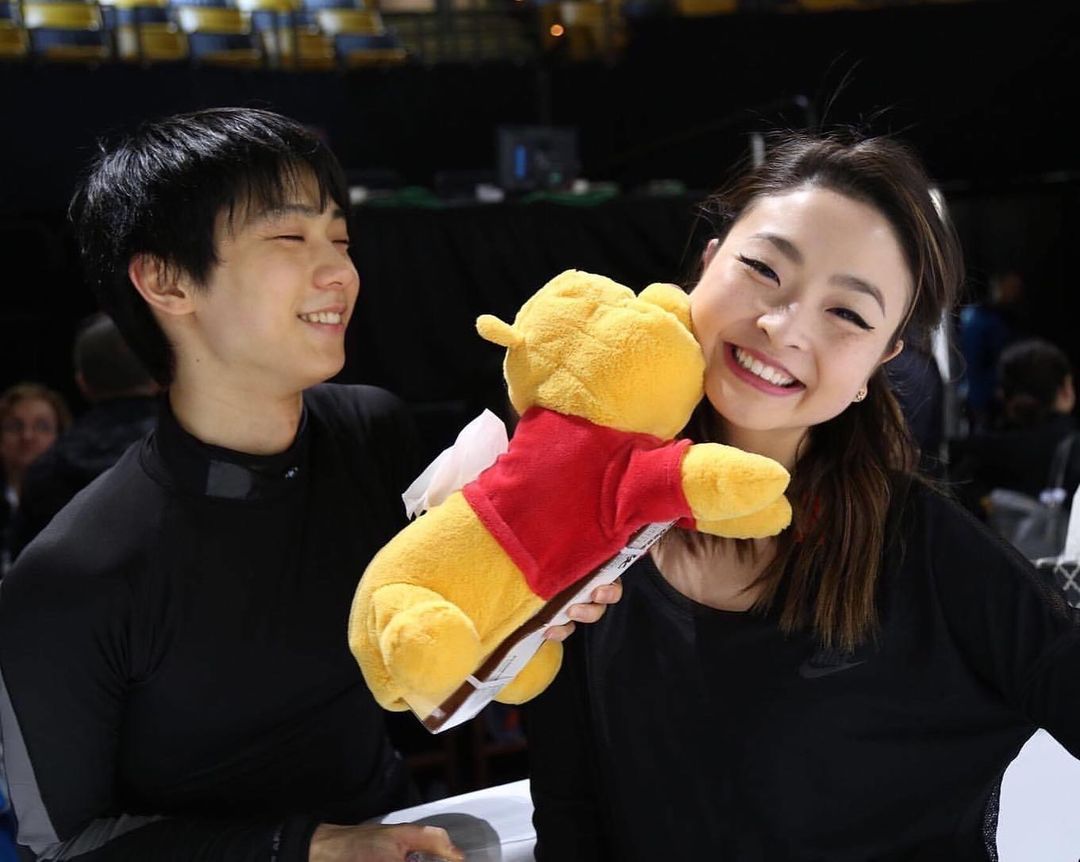 生結弦非常喜歡「小熊維尼」,維尼對於他就是幸運物