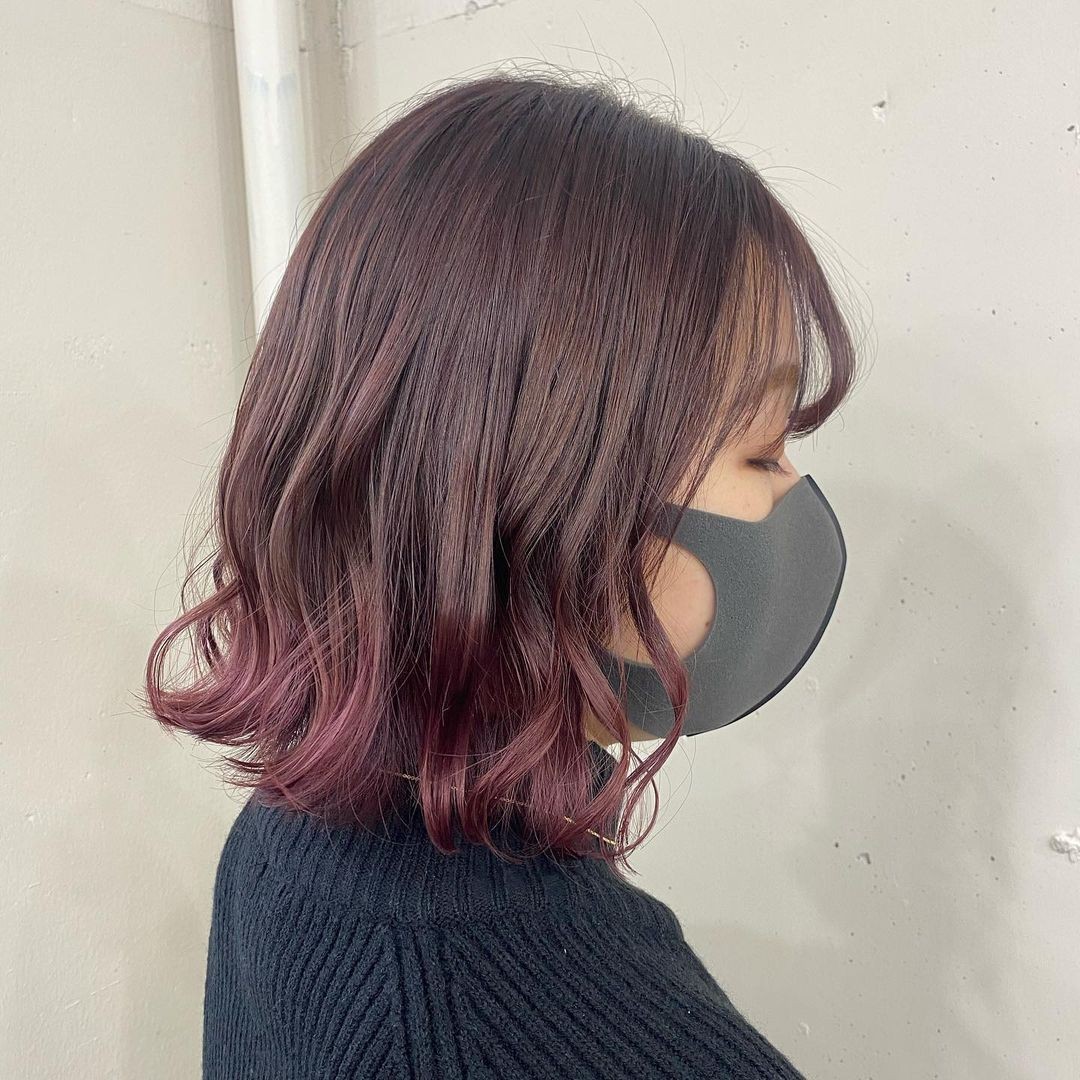 髮尾裙襬染