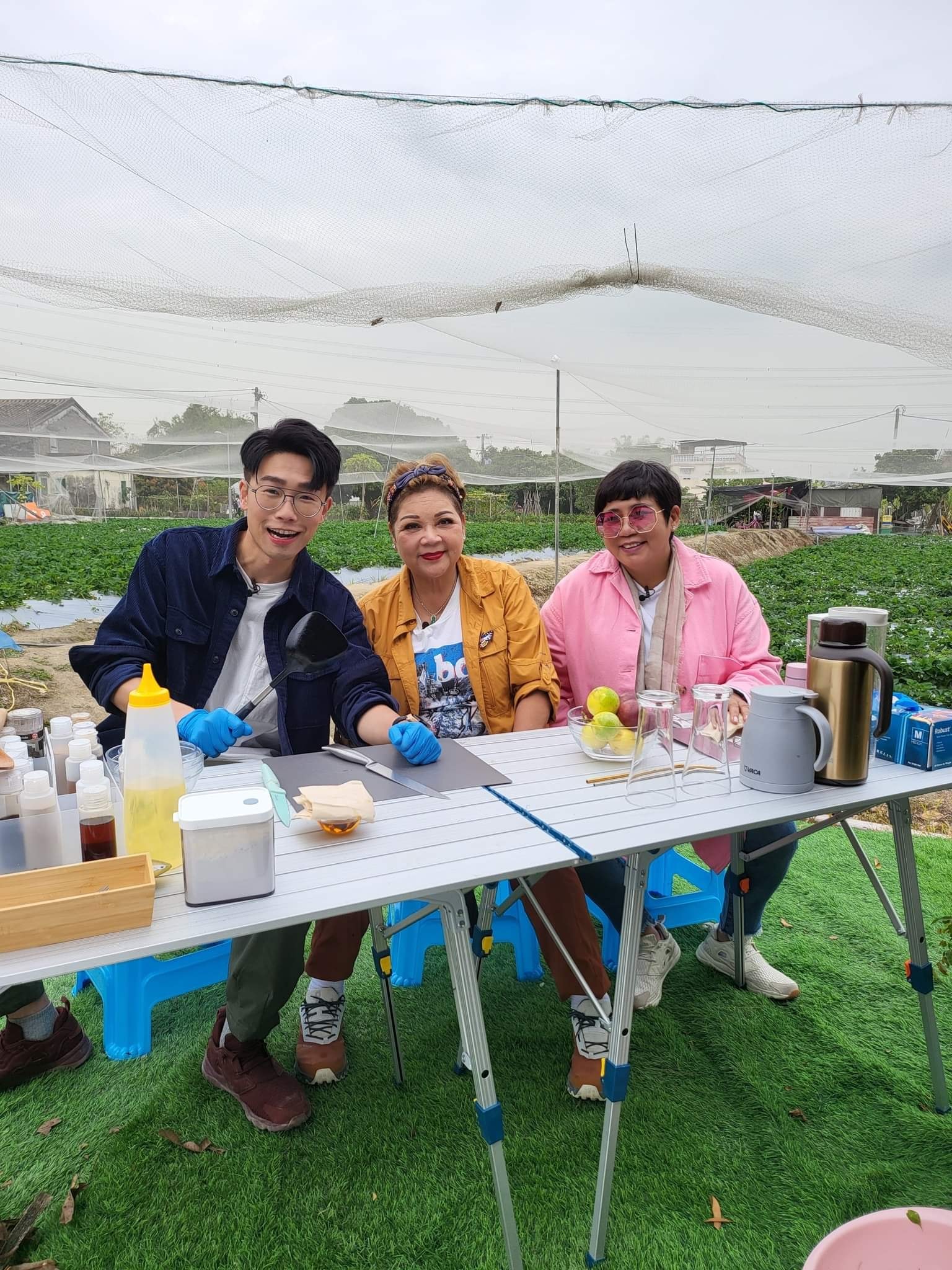 肥媽在節目《全民居家煮嘢食》獻出自家後花園的巨大菜園。