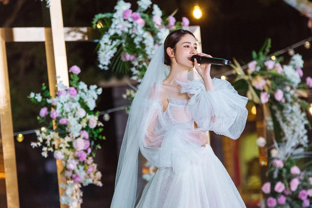 林峯與張馨月婚禮照片