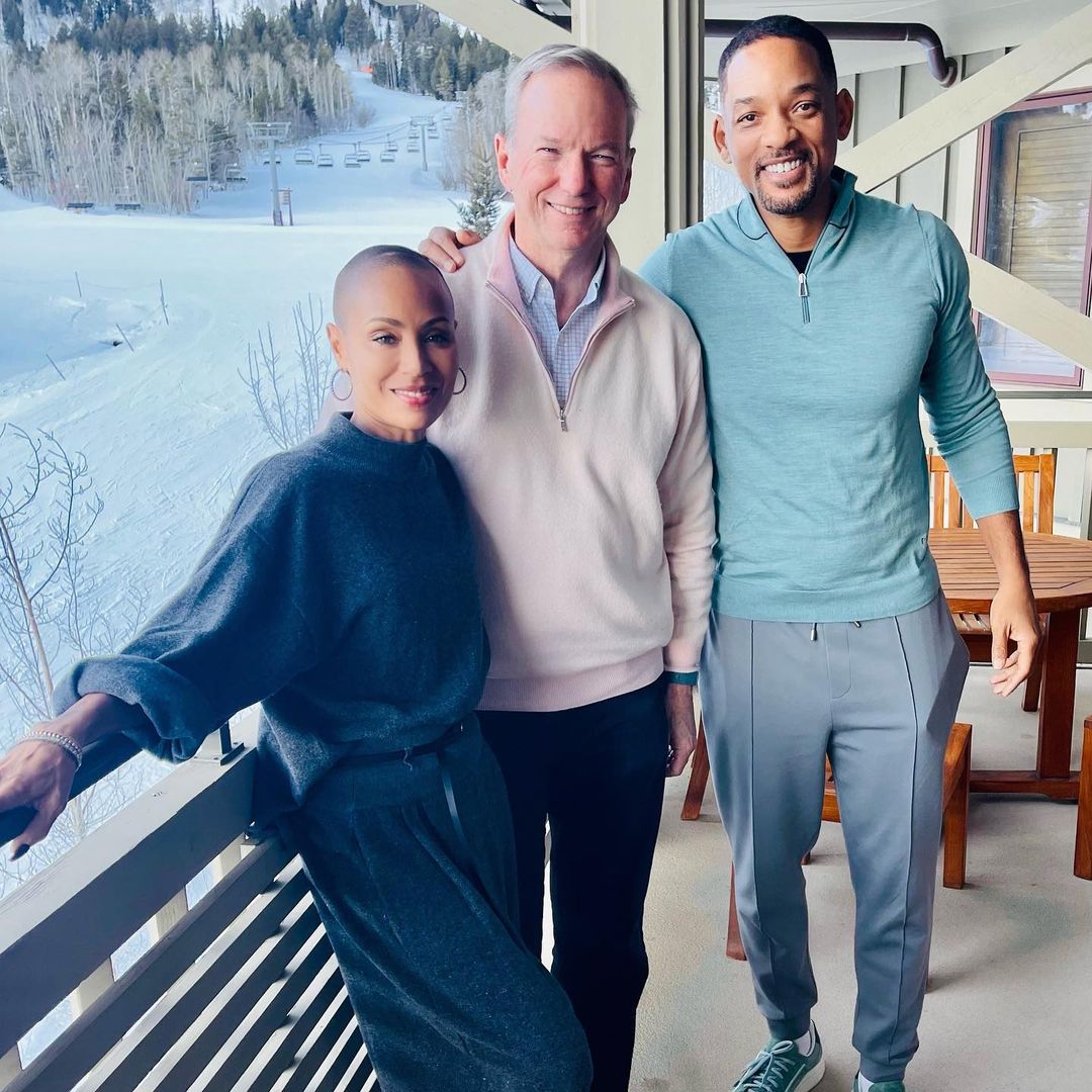 韋史密夫(Will Smith)與太太珍達娉琪(Jada Pinkett Smith)合照