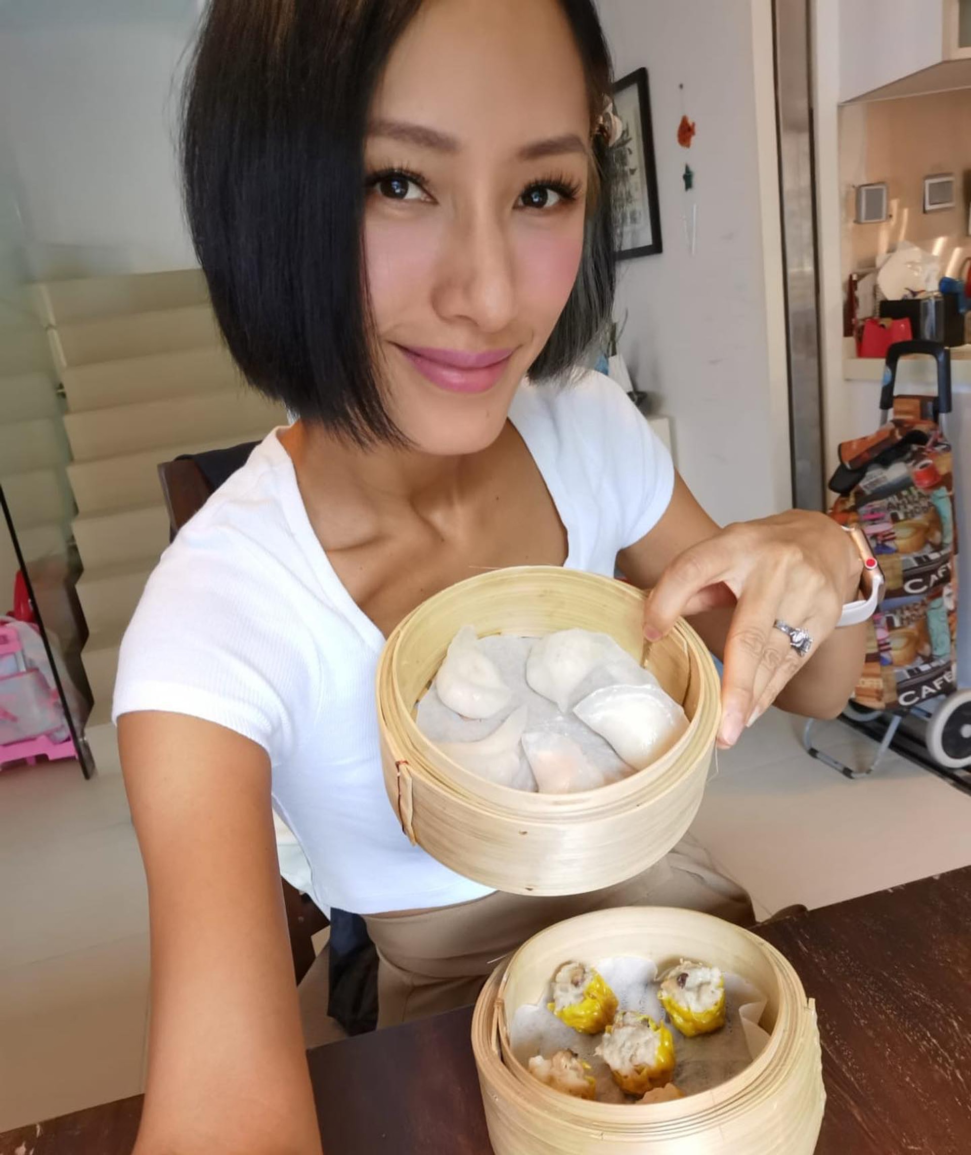 蔣怡學得一身好廚藝。