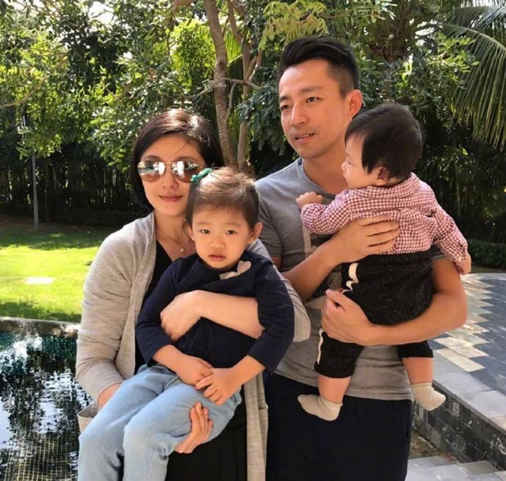 汪小菲與前妻大S徐熙媛及一對子女。