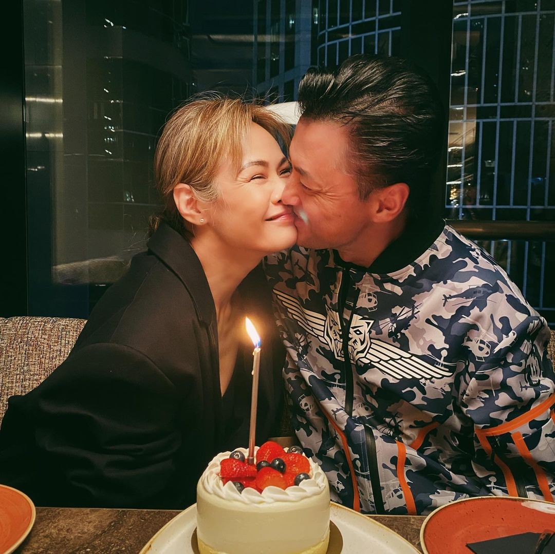 王敏德與馬詩慧慶祝生日