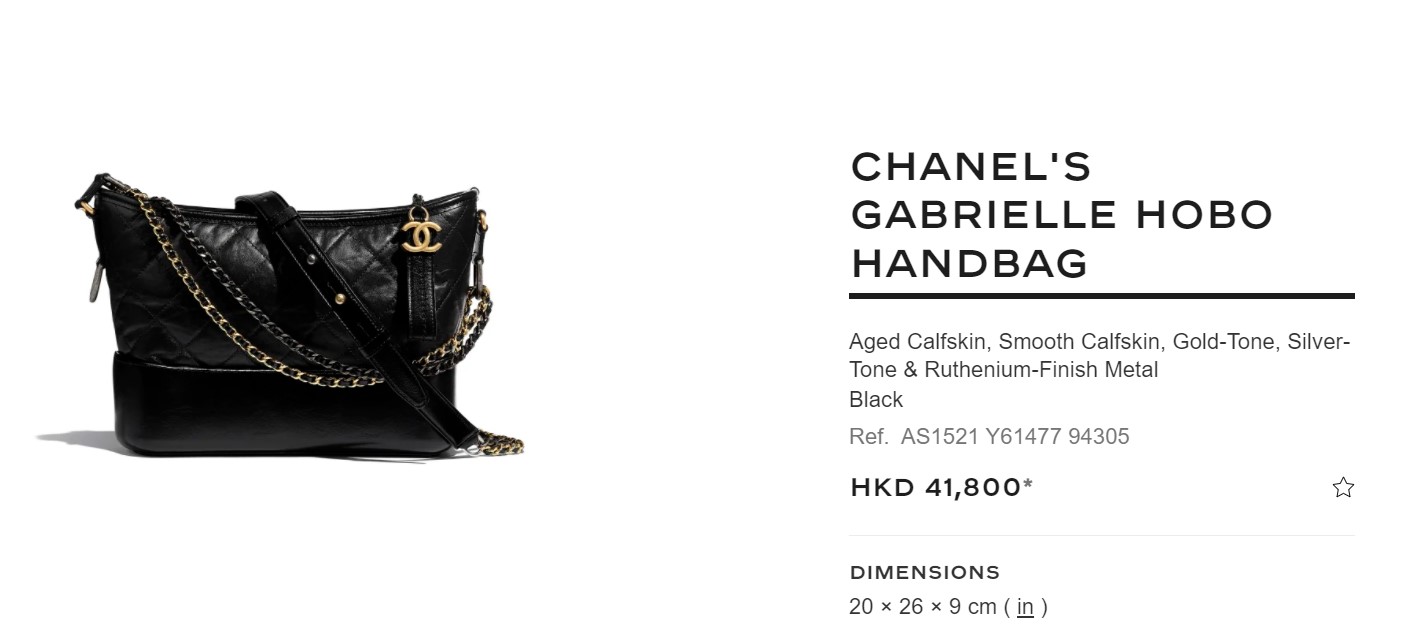 GABRIELLE LARGE HOBO BAG由仿舊小牛皮、光滑小牛皮、金色、銀色及鍍釕金屬拼布而成