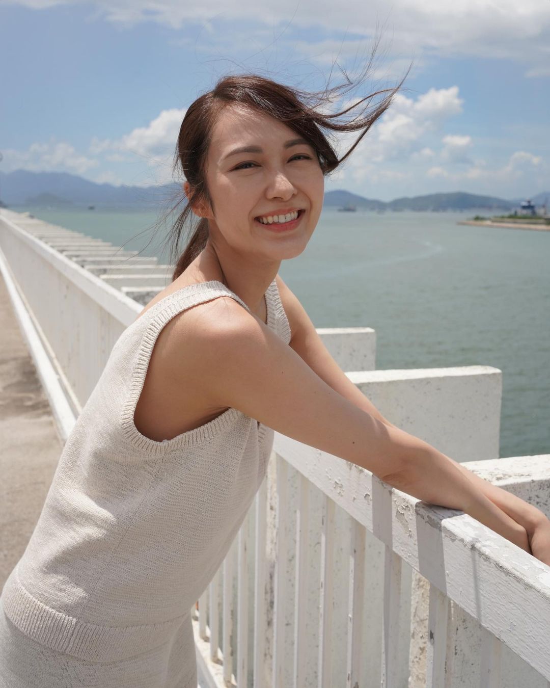 湯怡熱愛運動,經常都到戶外跑步