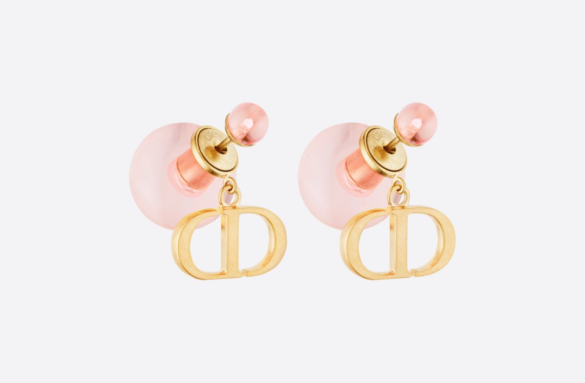 DIOR TRIBALES 螢光透明珍珠耳環 HK$4,700