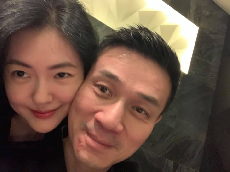 小S老公許雅鈞亦罕有出來護妻。