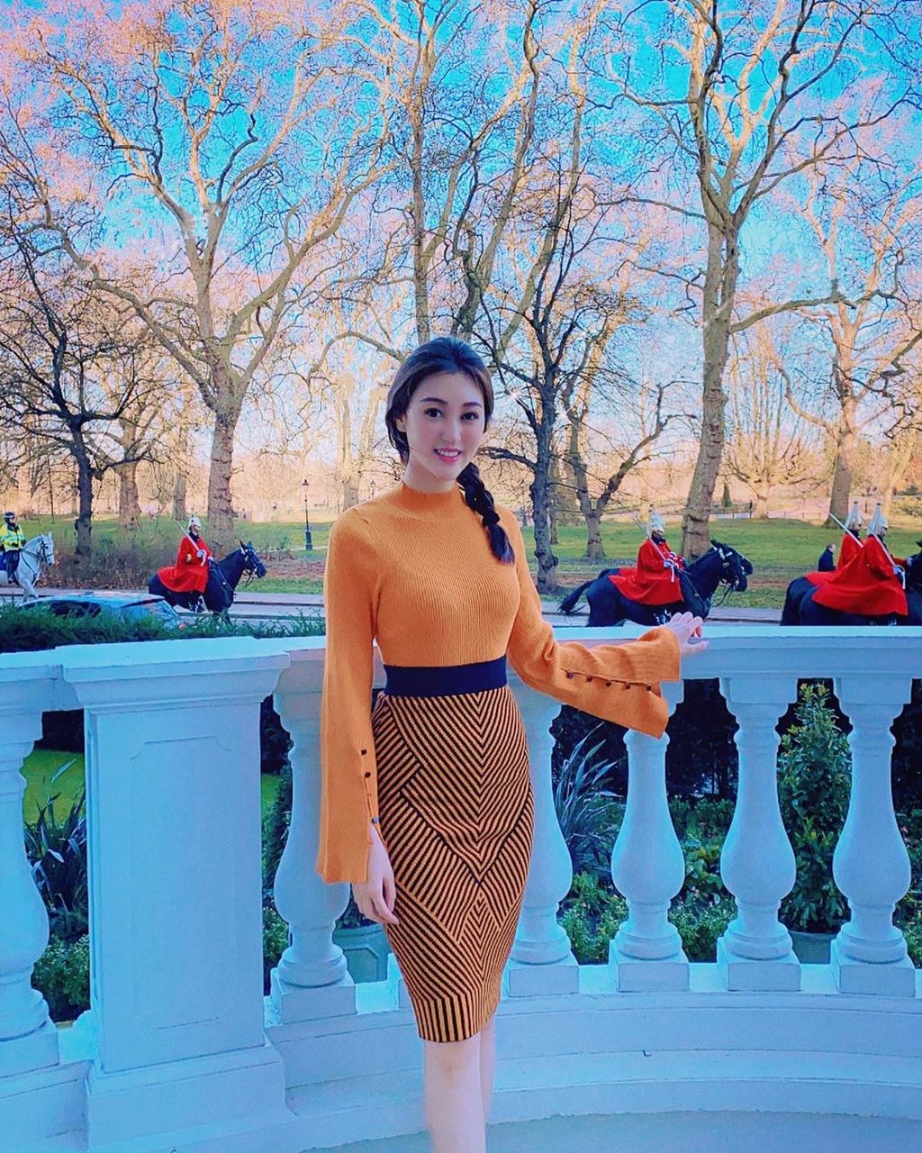 2018年7月與坐擁30億身家的澳博營運總裁吳志誠結婚