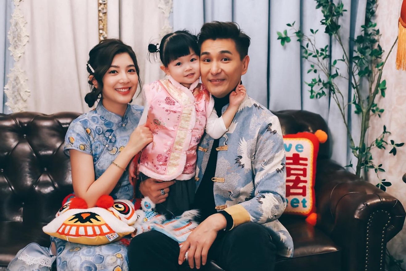 陳展鵬與單文柔育有女兒「小豬比」