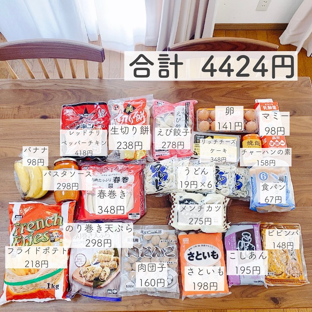 她規定一日三餐的費用為1000日圓,一週僅有7000日圓(約500港元)