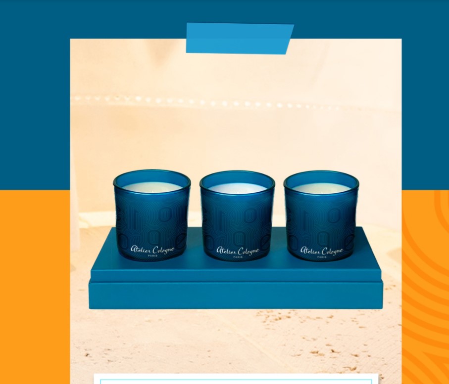 Atelier Cologne 迷你香氛蠟燭禮盒(70g x 3)$790