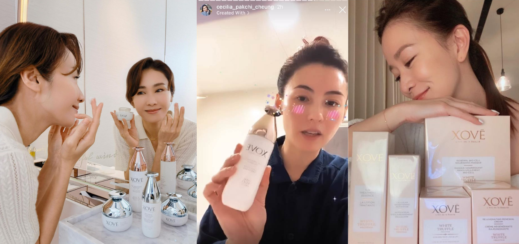 XOVĒ引入香港後,旋即掀起白松露護膚熱潮,得到一眾女神、名媛追捧!