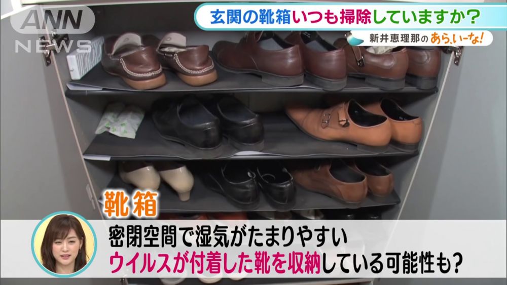 玄關處的鞋櫃就是首要清潔位置!