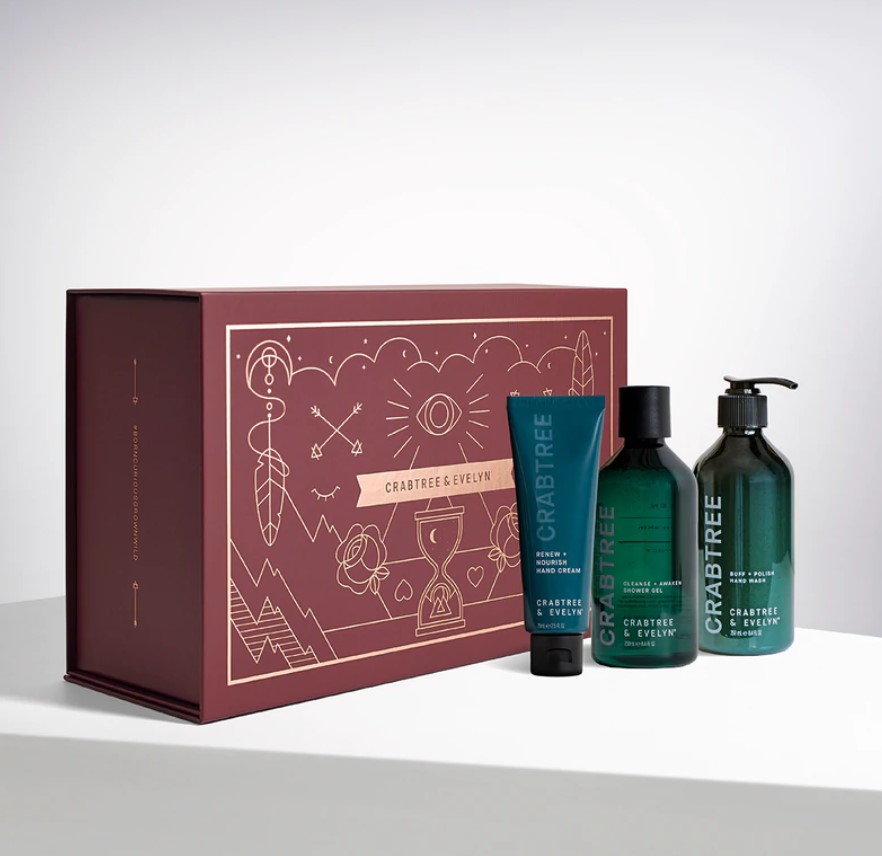 Crabtree & Evelyn CRABTREE身體清潔+手部護理禮盒 $428(價值:$535)