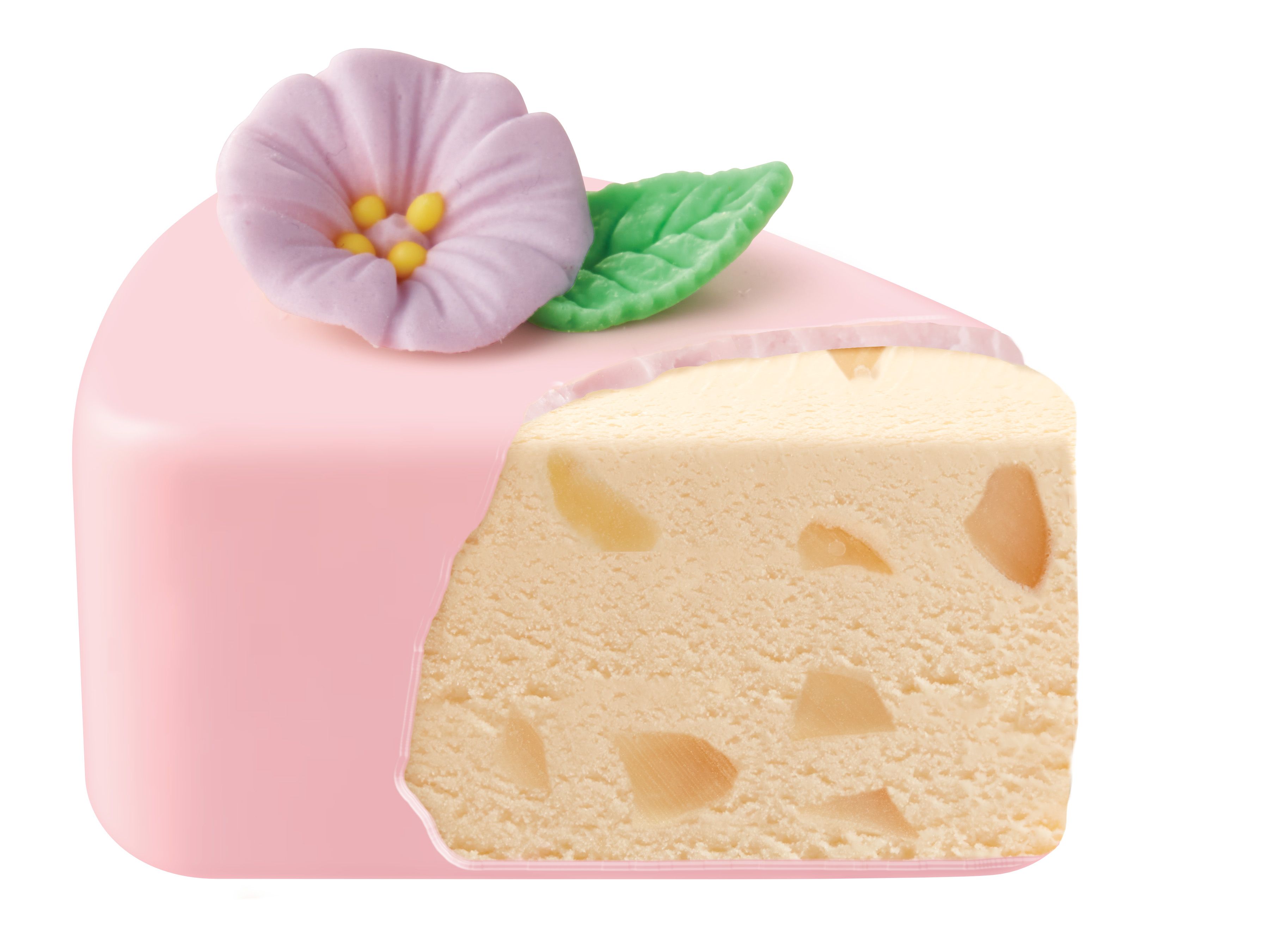 Häagen-Dazs™「花漾蜜語」外層鋪上迷人花瓣,非常可愛
