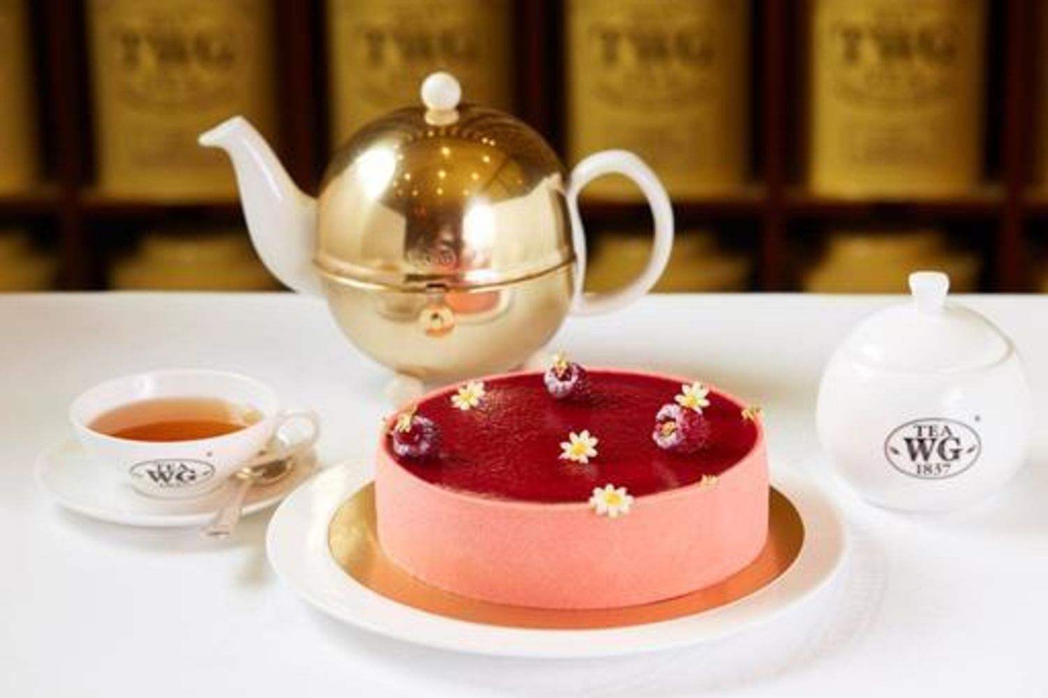 Tea WG玫瑰芬香紅茶茶香樹莓蛋糕